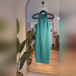 Teal dress -H&M